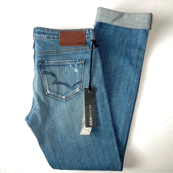 NWT Big Star - Kate Mid Rise Straight Jeans Sz 25 - Picture 4 of 8